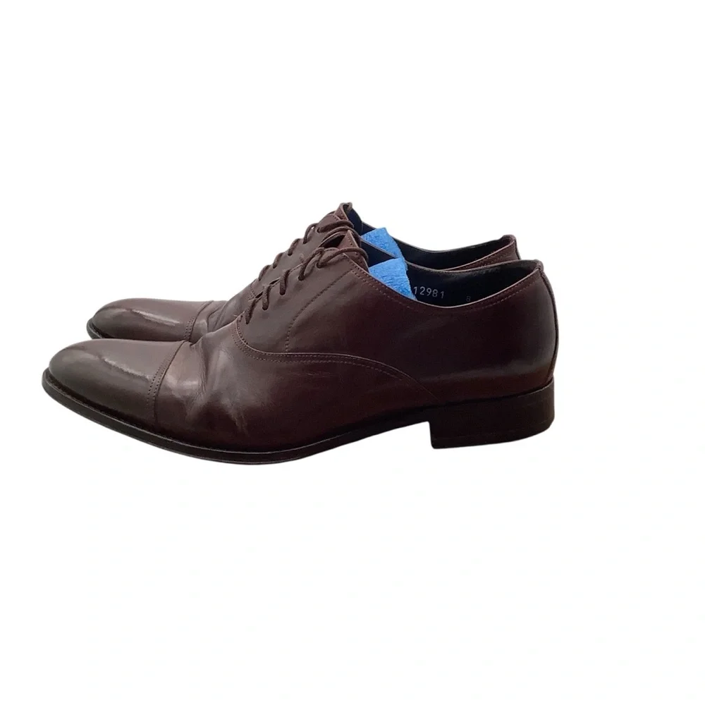 Adam DERRIC To Boot New York Classic Brown Leather Men's Shoes‎ size 8